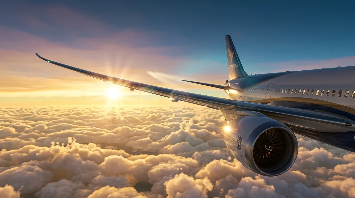Flight hero background